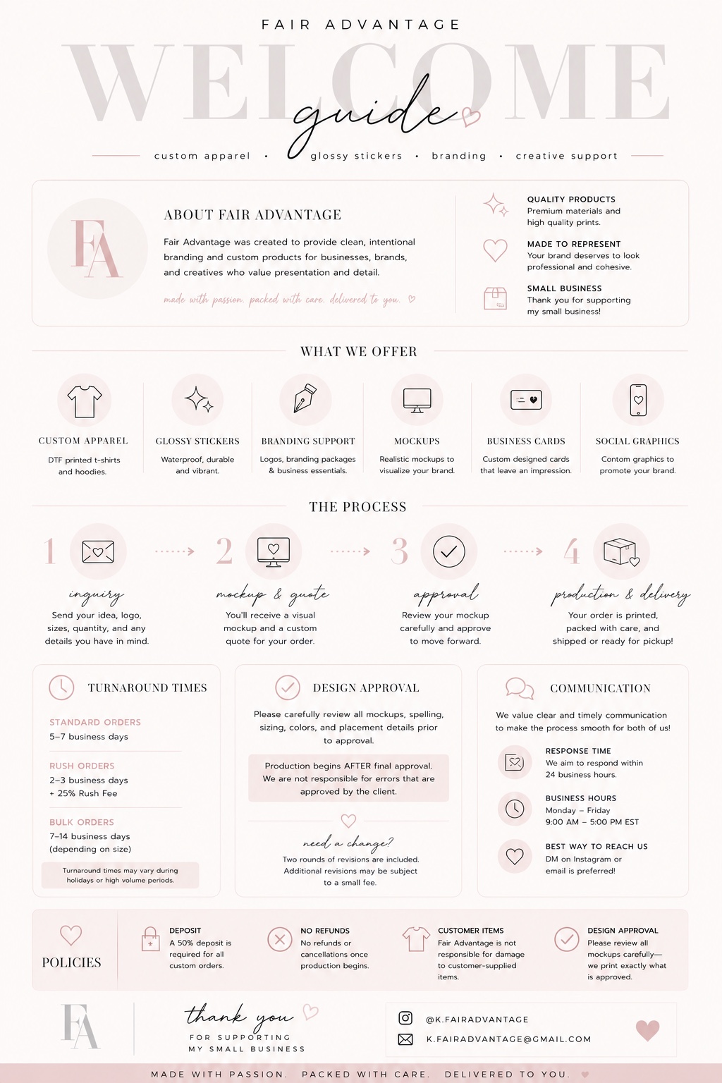 Fair Advantage welcome guide